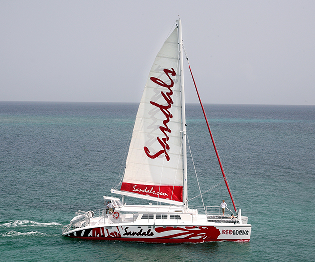 red dread catamaran