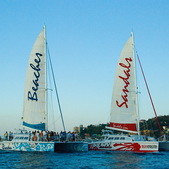 red dread catamaran