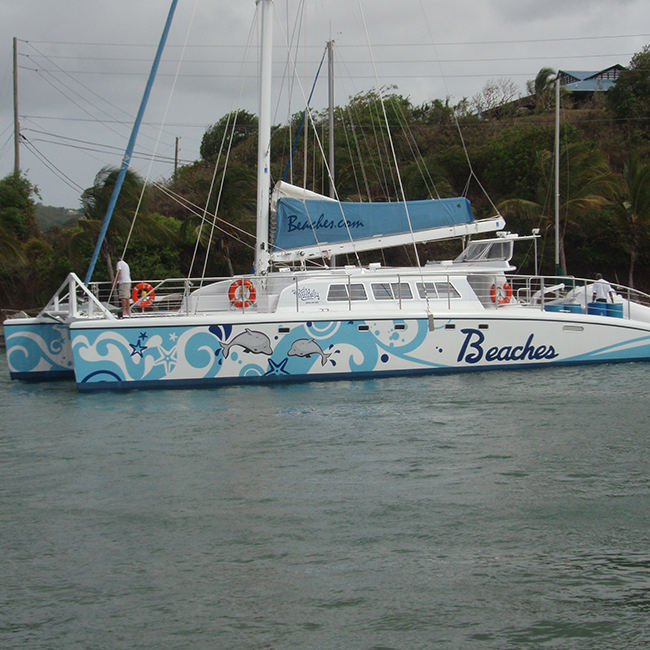 red dread catamaran